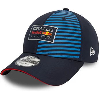 New Era Curved Brim 9FORTY Red Bull Racing Formula 1 Navy Blue Snapback Cap