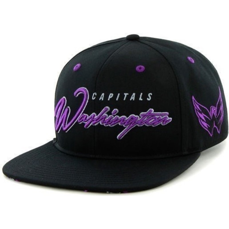 47-brand-flat-brim-script-logo-washington-capitals-nhl-black-snapback-cap