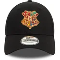 new-era-curved-brim-9forty-harry-potter-hogwarts-black-adjustable-cap