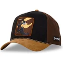 capslab-daffy-duck-loo10-daf-looney-tunes-black-and-brown-trucker-hat