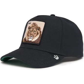 Goorin Bros. Curved Brim Lion King Field 100 All Season Wool The Farm Black Snapback Cap