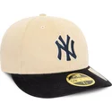 new-era-curved-brim-59fifty-low-profile-cord-new-york-yankees-mlb-beige-and-navy-blue-fitted-cap