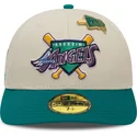 new-era-curved-brim-59fifty-pin-anaheim-angels-mlb-beige-and-green-fitted-cap