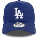 new-era-curved-brim-9forty-e-frame-patch-los-angeles-dodgers-mlb-blue-snapback-cap