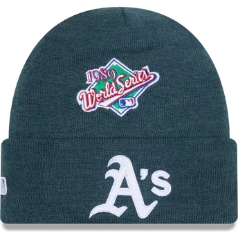 New Era World Series Balaclava Oakland Athletics MLB Green Beanie