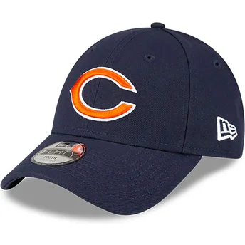 New Era Curved Brim Youth 9FORTY The League Chicago Bears NFL Navy Blue Adjustable Cap