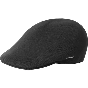 Kangol Bamboo 507 Black Flat Cap