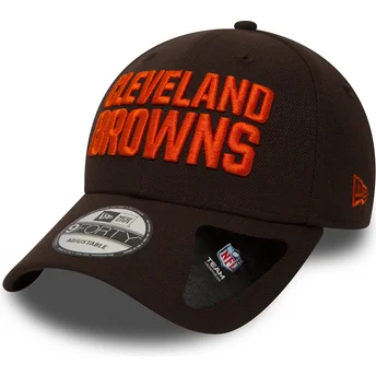 New Era Curved Brim 9FORTY The League Cleveland Browns NFL Brown Adjustable Cap