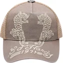 ed-hardy-desert-tiger-beige-trucker-hat