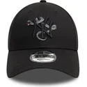 new-era-curved-brim-black-logo-9forty-icon-snake-new-york-yankees-mlb-black-adjustable-cap