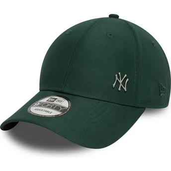 New Era Curved Brim 9FORTY Flawless New York Yankees MLB Green Adjustable Cap