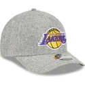 new-era-curved-brim-9forty-m-crown-a-frame-cotton-weave-los-angeles-lakers-nba-grey-snapback-cap