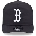 new-era-curved-brim-golfer-everyday-nylon-boston-red-sox-mlb-black-adjustable-cap