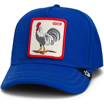 Goorin Bros. Curved Brim Cock Rooster Field 100 The Farm Blue Snapback Cap