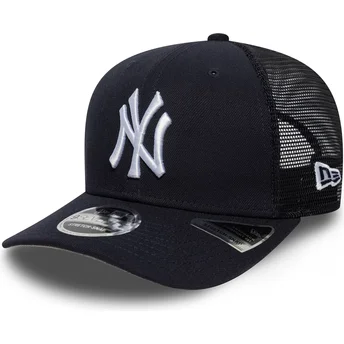 New Era 9SEVENTY Stretch Snap New York Yankees MLB Navy Blue Trucker Hat
