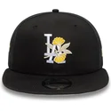 new-era-flat-brim-9fifty-floral-los-angeles-dodgers-mlb-black-snapback-cap
