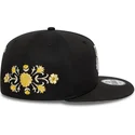 new-era-flat-brim-9fifty-floral-los-angeles-dodgers-mlb-black-snapback-cap