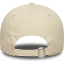 new-era-curved-brim-green-logo-9forty-team-outline-los-angeles-dodgers-mlb-beige-adjustable-cap