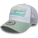 new-era-santorini-greece-a-frame-summer-white-and-green-trucker-hat