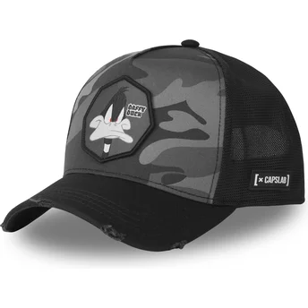 Capslab Daffy Duck LOO11 DAF Looney Tunes Grey Trucker Hat