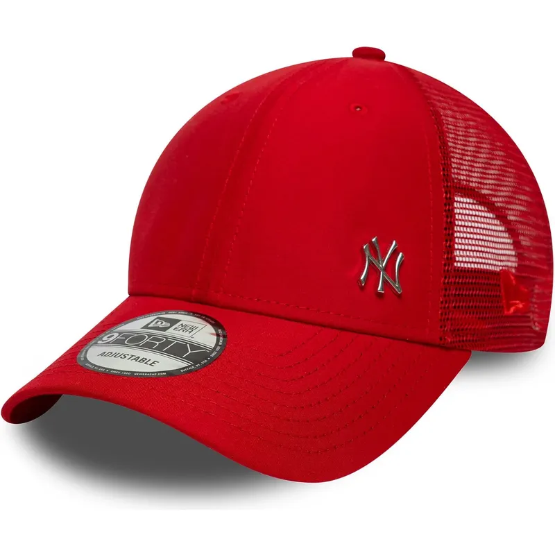 new-era-9forty-flawless-new-york-yankees-mlb-red-adjustable-trucker-hat