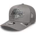 new-era-grey-logo-9seventy-stretch-snap-tonal-los-angeles-lakers-nba-grey-trucker-hat