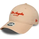 new-era-curved-brim-women-9twenty-city-los-angeles-pink-adjustable-cap