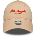 new-era-curved-brim-women-9twenty-city-los-angeles-pink-adjustable-cap