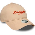 new-era-curved-brim-women-9twenty-city-los-angeles-pink-adjustable-cap