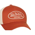 von-dutch-lof-b33-orange-and-beige-adjustable-trucker-hat