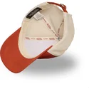 von-dutch-lof-b33-orange-and-beige-adjustable-trucker-hat