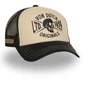 von-dutch-crew28-beige-and-black-trucker-hat