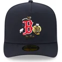new-era-curved-brim-59fifty-a-frame-cartoon-boston-red-sox-mlb-navy-blue-fitted-cap