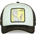 capslab-rick-sanchez-rem6-gun-rick-and-morty-blue-and-black-trucker-hat