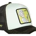 capslab-rick-sanchez-rem6-gun-rick-and-morty-blue-and-black-trucker-hat