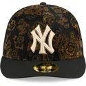 new-era-curved-brim-59fifty-low-profile-floral-cord-three-looms-printed-corduroy-new-york-yankees-mlb-black-fitted-cap