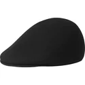 kangol-seamless-wool-507-black-flat-cap