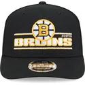 new-era-curved-brim-9seventy-stretch-snap-stated-boston-bruins-nhl-black-snapback-cap