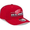 new-era-curved-brim-9seventy-stretch-snap-stated-detroit-red-wings-nhl-red-snapback-cap