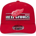new-era-curved-brim-9seventy-stretch-snap-stated-detroit-red-wings-nhl-red-snapback-cap