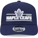 new-era-curved-brim-9seventy-stretch-snap-stated-toronto-maple-leafs-nhl-blue-snapback-cap