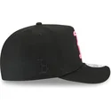 new-era-curved-brim-9fifty-a-frame-neon-boston-red-sox-mlb-black-snapback-cap