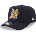 new-era-curved-brim-9fifty-a-frame-emblem-detroit-tigers-mlb-navy-blue-snapback-cap