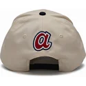 nike-curved-brim-rise-structured-atlanta-braves-mlb-beige-and-black-snapback-cap