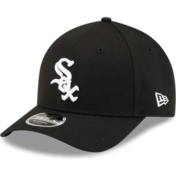New Era Curved Brim 9FORTY M-Crown Player Replica Chicago White Sox MLB Black Snapback Cap