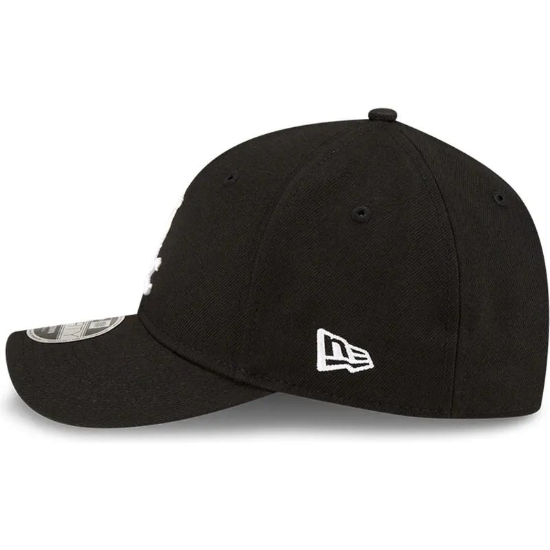 new-era-curved-brim-9forty-m-crown-player-replica-chicago-white-sox-mlb-black-snapback-cap