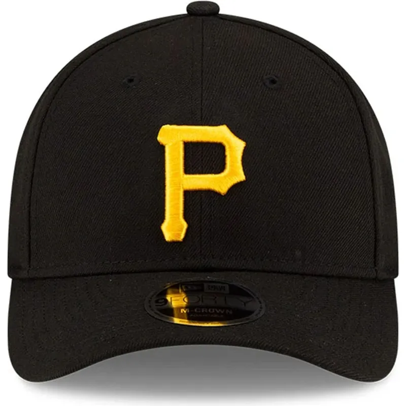 new-era-curved-brim-9forty-m-crown-player-replica-pittsburgh-pirates-mlb-black-snapback-cap