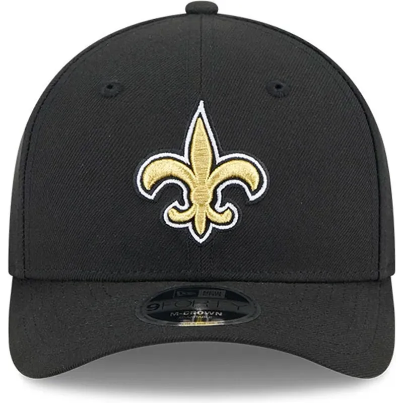new-era-curved-brim-9forty-m-crown-team-new-orleans-saints-nfl-black-snapback-cap