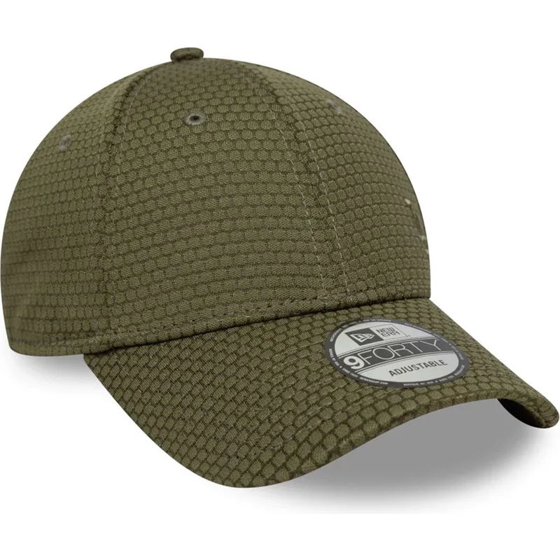 new-era-curved-brim-green-logo-9forty-mesh-flawless-los-angeles-dodgers-mlb-green-snapback-cap