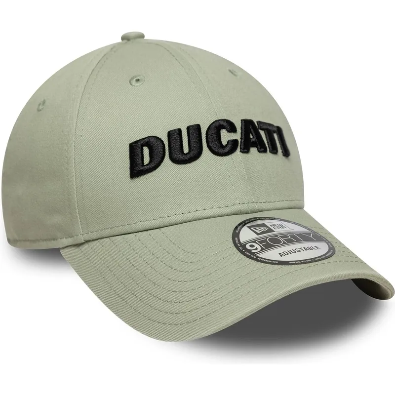 new-era-curved-brim-9forty-seasonal-ducati-motor-motogp-green-adjustable-cap